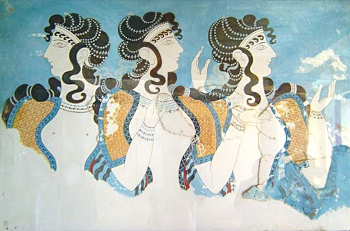 pittura-crese Test arte cretese e micenea