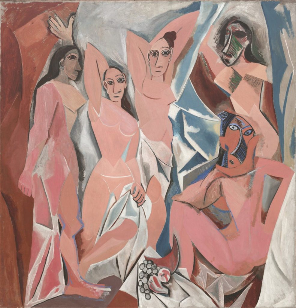 Picasso_Demoiselles_Avignon-1155x1200-1-986x1024 Pablo Picasso e il Cubismo